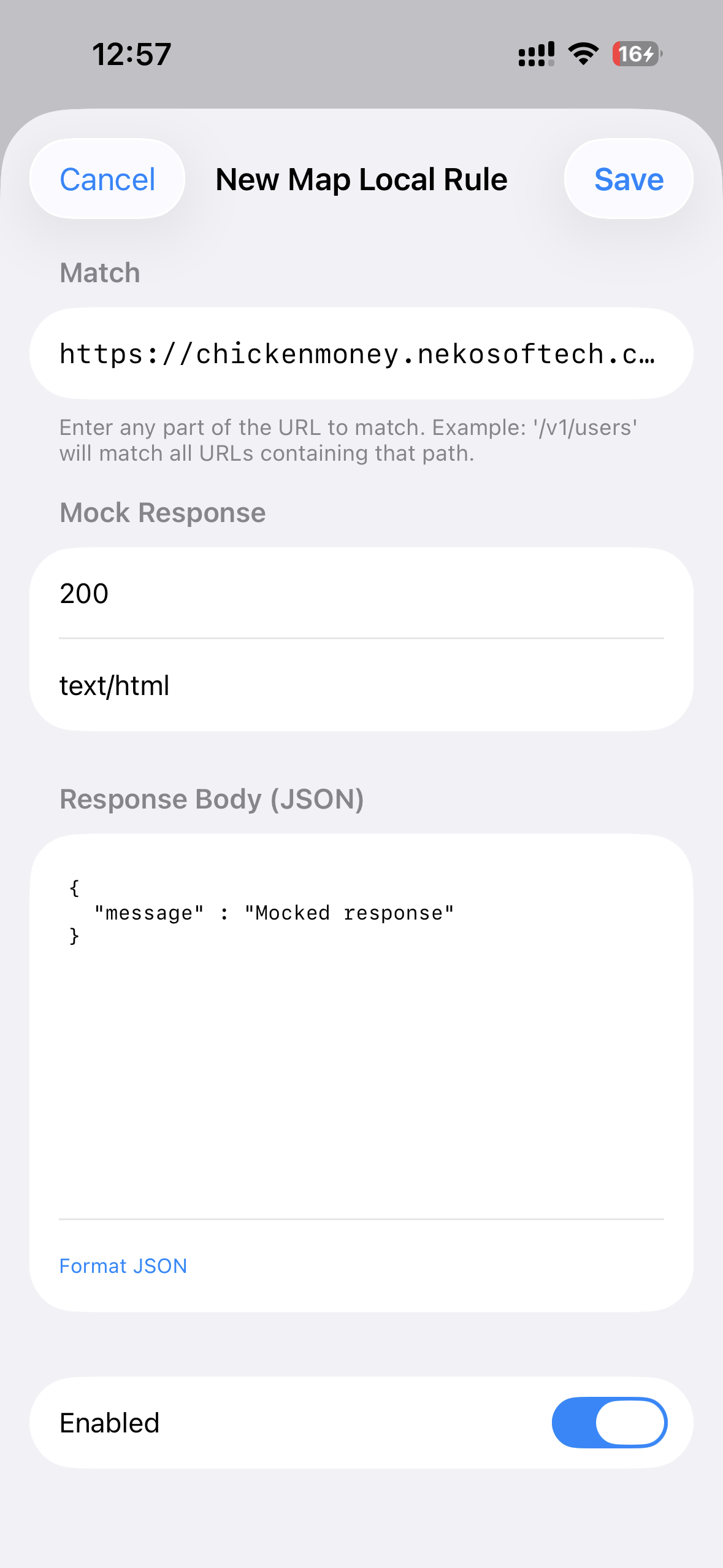 D Interceptor blocklist rules